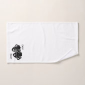 Comedy en tragedie theater maskers wit bad handdoek (Handdoek)