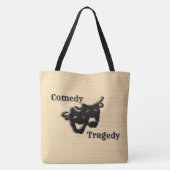 Comedy en tragedie theater tote bag (Achterkant)