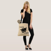 Comedy en tragedie theater tote bag (Op model)