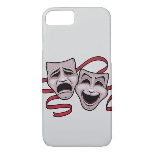Comedy- en tragedie-theatermaskers Case-Mate iPhone case (Achterkant)