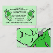 COMEDY EN TRAGEDY MASKS THEATER ARTS VISITEKAARTJE (Voorkant / Achterkant)