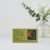 COMEDY EN TRAGEDY MASKS THEATER ARTS VISITEKAARTJE (Staand voorkant)