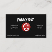 Comedy Entertainment Logos Sjabloon Visitekaartje (Voorkant)