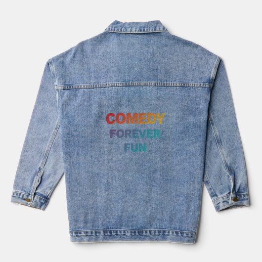Comedy Forever Fun: een feest van het lachen! Denim Jacket (Achterkant)