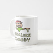 Comedy legaliseren koffiemok (Voorkant links)