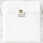 Comedy legaliseren ronde sticker (Tas)