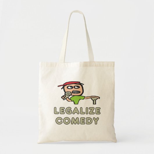 Comedy legaliseren tote bag (Voorkant)