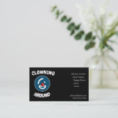 Comedy Logos Abstracte Sjabloon Visitekaartje (Staand voorkant)