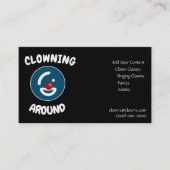 Comedy Logos Abstracte Sjabloon Visitekaartje (Voorkant)