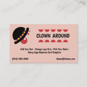 Comedy Logos Clown Visitekaartje (Voorkant)