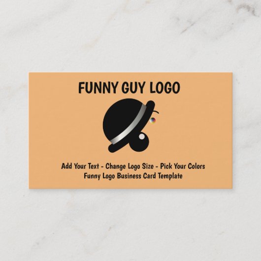 Comedy Logos Clown Visitekaartje (Voorkant)