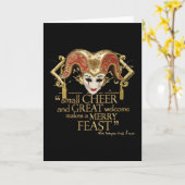 Comedy of Errors Feast Quote (Gold Version) Kaart (Gele Bloem)