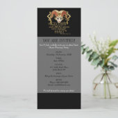 Comedy of Errors Feast Quote (Gold Version) Kaart (Staand voorkant)