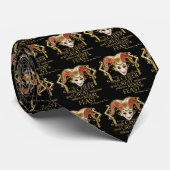 Comedy of Errors Feast Quote (Gold Version) Stropdas (Opgerold)