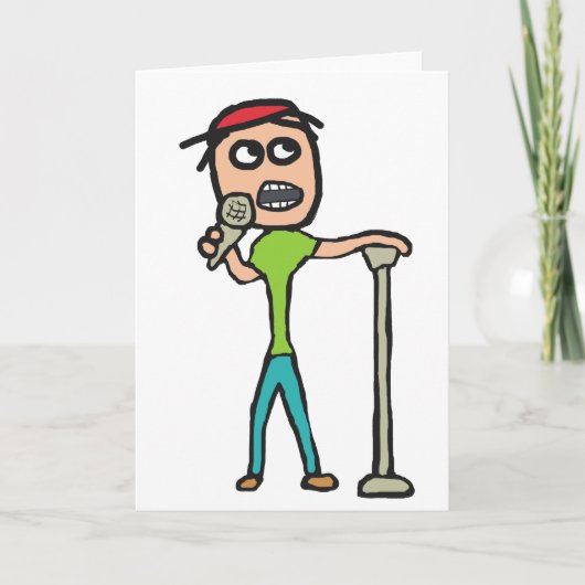 Comedy opstaan kaart (Voorkant)