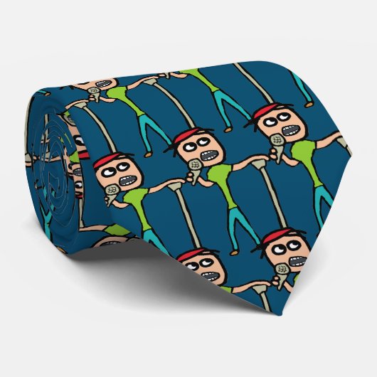 Comedy opstaan stropdas (Opgerold)