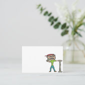 Comedy opstaan visitekaartje (Staand voorkant)