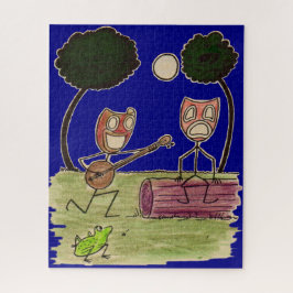 Comedy serenades Tragedie door volle maan Legpuzzel