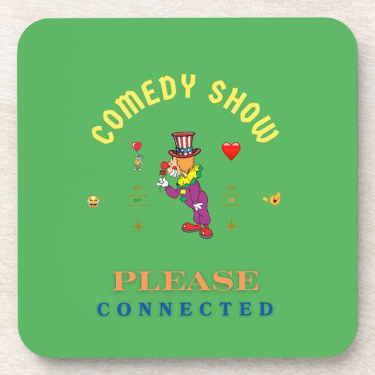 COMEDY SHOW  BIER ONDERZETTER (Voorkant)