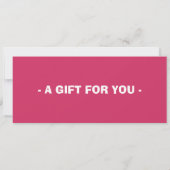 Comedy Show Cadeaubon, Stand Up Comedy Ticket Kaart (Achterkant)