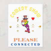COMEDY SHOW FLYER (Voorkant)