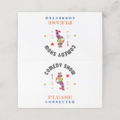 COMEDY SHOW  KLANTENKAARTJE (Buitenkant ongevouwen)