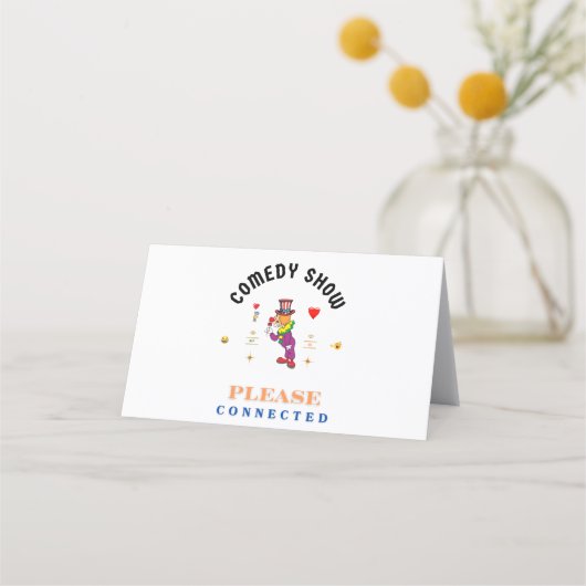 COMEDY SHOW  KLANTENKAARTJE (Achterkant)