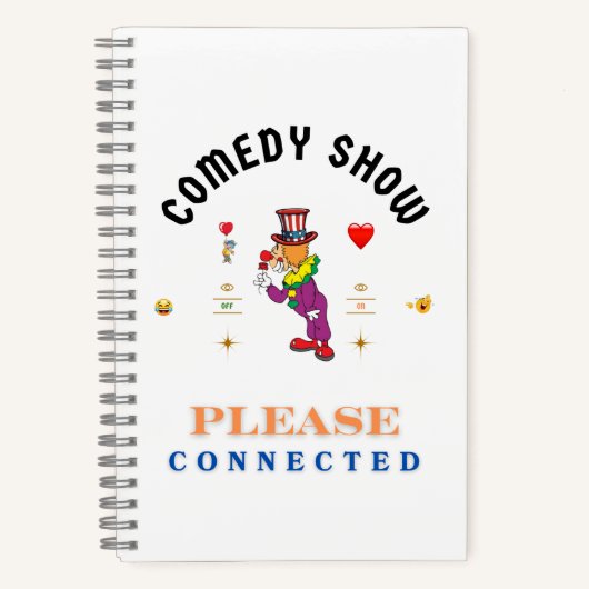 COMEDY SHOW NOTITIEBOEK (Voorkant)