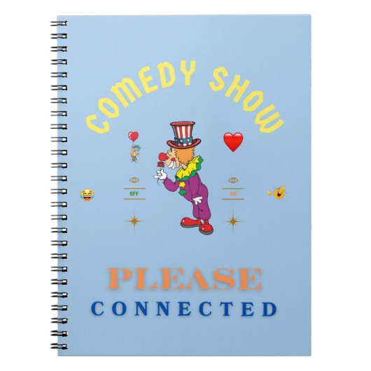 COMEDY SHOW NOTITIEBOEK (Voorkant)