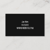 Comedy-theater voor Comedians Entertainment Perfor Visitekaartje (Achterkant)