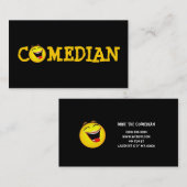 Comedy-theater voor Comedians Entertainment Perfor Visitekaartje (Voorkant / Achterkant)