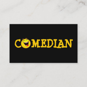 Comedy-theater voor Comedians Entertainment Perfor Visitekaartje