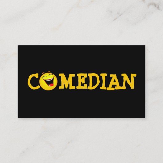 Comedy-theater voor Comedians Entertainment Perfor Visitekaartje (Voorkant)