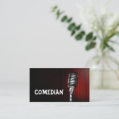 Comedy-theater voor Comedians Entertainment Perfor Visitekaartje (Staand voorkant)