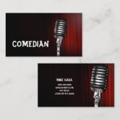 Comedy-theater voor Comedians Entertainment Perfor Visitekaartje (Voorkant / Achterkant)