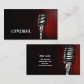 Comedy-theater voor Comedians Entertainment Perfor Visitekaartje (Voorkant / Achterkant)
