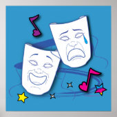 Comedy Tradrama Drama Poster (Voorkant)