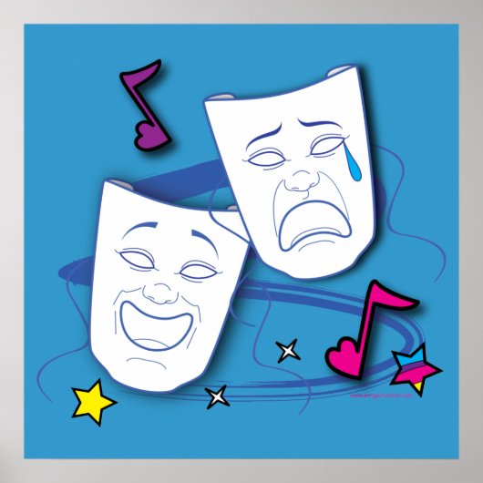 Comedy Tradrama Drama Poster (Voorkant)