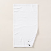 Comedy Tragedie Black en White Theater Mask Bad Handdoek (Handdoek)