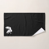 Comedy Tragedie Black en White Theater Mask Bath Bad Handdoek (Handdoek)