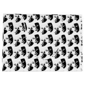 Comedy Tragedie Black en White Theater Mask Large Groot Cadeauzakje (Achterkant)