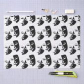 Comedy Tragedie Black en White Theater Mask Tissu Tissuepapier (Craft)