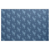 Comedy Tragedie Blue Pima Cotton Stof (Fat Quarter)