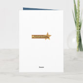 Comedy Tragedie Blue Theater Mask Birthday Card Kaart (Achterkant)