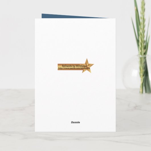 Comedy Tragedie Blue Theater Mask Birthday Card Kaart (Achterkant)