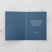 Comedy Tragedie Blue Theater Mask Birthday Card Kaart (Binnen)