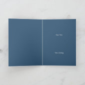 Comedy Tragedie Blue Theater Mask Gefeliciteerd Kaart (Binnen)