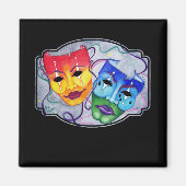 Comedy & tragedie magneet (Voorkant)