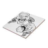 Comedy Tragedie-maskers Tegeltje (Zijkant)