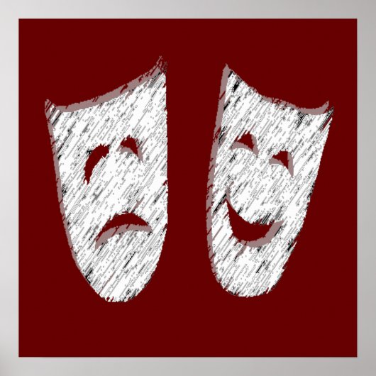 Comedy Tragedie Poster (Voorkant)